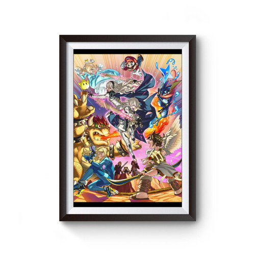 Super Smash Bros Nintendo Poster