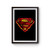 Superman Fire Logo 1 Poster