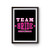 Team Bride Bachelorette Bridal Party Poster