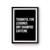 Thankful For Leggings Dry Shampoo Caffeine Inspired Poster
