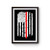 Thin Red Line American Flag Poster