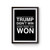 Trump Didn't Win Racism Sexism Hate Won Anti Donald Trump Fuck Donald Trump Poster