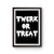 Twerk Or Treat Halloween Burnout Workout Training Gym Costume Poster