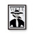 Vogue Black White Lady Hat Poster
