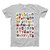 Sesame Street Alphabet Men T Shirt