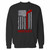 Your american hockey sports activity us flag crewneck sweatshirt just got an update. This super comfortable and lighter weight crewneck will become your favorite go-to sweatshirt. The cozy spandex cuffs and waistband make this pill-resistant sweatshirt a fan favorite.And your group will look and feel their best in this premium ringspun cotton crew.
