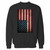 Your america flag crewneck sweatshirt just got an update. This super comfortable and lighter weight crewneck will become your favorite go-to sweatshirt. The cozy spandex cuffs and waistband make this pill-resistant sweatshirt a fan favorite.And your group will look and feel their best in this premium ringspun cotton crew.