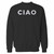 Your ciao saying language travel adventure cute graphic tees popular crewneck sweatshirt just got an update. This super comfortable and lighter weight crewneck will become your favorite go-to sweatshirt. The cozy spandex cuffs and waistband make this pill-resistant sweatshirt a fan favorite.And your group will look and feel their best in this premium ringspun cotton crew.