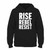 Was created with comfort in mind, this Rise Rebel Resist Title Hoodie lighter weight is perfect for any activity. Teams and groups love this hoodie for its affordable price and variety of colors.
