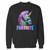 Your fortnite unicorn crewneck sweatshirt just got an update. This super comfortable and lighter weight crewneck will become your favorite go-to sweatshirt. The cozy spandex cuffs and waistband make this pill-resistant sweatshirt a fan favorite.And your group will look and feel their best in this premium ringspun cotton crew.