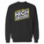 Your i have the high ground crewneck sweatshirt just got an update. This super comfortable and lighter weight crewneck will become your favorite go-to sweatshirt. The cozy spandex cuffs and waistband make this pill-resistant sweatshirt a fan favorite.And your group will look and feel their best in this premium ringspun cotton crew.