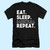 Eat Sleep Basketball Repeat Men T Shirt