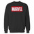 Your marvel logo crewneck sweatshirt just got an update. This super comfortable and lighter weight crewneck will become your favorite go-to sweatshirt. The cozy spandex cuffs and waistband make this pill-resistant sweatshirt a fan favorite.And your group will look and feel their best in this premium ringspun cotton crew.