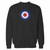Your retro mod raf target crewneck sweatshirt just got an update. This super comfortable and lighter weight crewneck will become your favorite go-to sweatshirt. The cozy spandex cuffs and waistband make this pill-resistant sweatshirt a fan favorite.And your group will look and feel their best in this premium ringspun cotton crew.