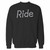 Your ride bicycle crewneck sweatshirt just got an update. This super comfortable and lighter weight crewneck will become your favorite go-to sweatshirt. The cozy spandex cuffs and waistband make this pill-resistant sweatshirt a fan favorite.And your group will look and feel their best in this premium ringspun cotton crew.