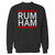 Your rum ham its always sunny in philadelphia crewneck sweatshirt just got an update. This super comfortable and lighter weight crewneck will become your favorite go-to sweatshirt. The cozy spandex cuffs and waistband make this pill-resistant sweatshirt a fan favorite.And your group will look and feel their best in this premium ringspun cotton crew.