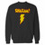 Your shazam superhero logo crewneck sweatshirt just got an update. This super comfortable and lighter weight crewneck will become your favorite go-to sweatshirt. The cozy spandex cuffs and waistband make this pill-resistant sweatshirt a fan favorite.And your group will look and feel their best in this premium ringspun cotton crew.