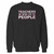 Your teachers we work for the people crewneck sweatshirt just got an update. This super comfortable and lighter weight crewneck will become your favorite go-to sweatshirt. The cozy spandex cuffs and waistband make this pill-resistant sweatshirt a fan favorite.And your group will look and feel their best in this premium ringspun cotton crew.