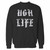 Your ugh life crewneck sweatshirt just got an update. This super comfortable and lighter weight crewneck will become your favorite go-to sweatshirt. The cozy spandex cuffs and waistband make this pill-resistant sweatshirt a fan favorite.And your group will look and feel their best in this premium ringspun cotton crew.