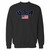 Your usa flag crewneck sweatshirt just got an update. This super comfortable and lighter weight crewneck will become your favorite go-to sweatshirt. The cozy spandex cuffs and waistband make this pill-resistant sweatshirt a fan favorite.And your group will look and feel their best in this premium ringspun cotton crew.