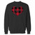 Your womens buffalo plaid heart crewneck sweatshirt just got an update. This super comfortable and lighter weight crewneck will become your favorite go-to sweatshirt. The cozy spandex cuffs and waistband make this pill-resistant sweatshirt a fan favorite.And your group will look and feel their best in this premium ringspun cotton crew.