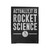 Actually It Is Rocket Science Funny Space Velveteen Blanket