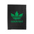Addicted Marijuana Logo Velveteen Blanket