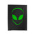 Alien Face Sketch Velveteen Blanket