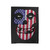 America Usa Flag Skull Velveteen Blanket