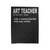 Art Teacher Funny Teacher Appreciation Velveteen Blanket