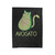 Avocado Cat Avogato Velveteen Blanket
