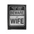 Beware Of Wife Velveteen Blanket