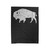 Bison Velveteen Blanket