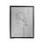 Black Line Woman Art Velveteen Blanket
