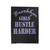 Brooklyn Girls Hustle Harder 2 Velveteen Blanket