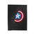 Captain America Style Shield The Avengers Velveteen Blanket