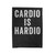 Cardio Is Hardio Funny Quote Velveteen Blanket