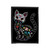 Cat Dia De Los Gatos Velveteen Blanket