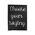 Choose Your Saying Velveteen Blanket