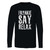 This classic fit frankie say relax long sleeve shirt is casually elegant and very comfortable. With fine quality print to make one stand out, it's a perfect fit for every occasion.