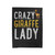 Crazy Giraffe Lady Velveteen Blanket