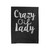 Crazy Oil Lady Velveteen Blanket