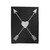 Crossed Arrows Through Heart Native Friendship Love Velveteen Blanket