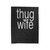 Cute Thug Wife Bride To Be Flowy Bridal Gift Wedding Bridal Shower Velveteen Blanket