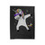 Dabbing Unicorn 1 Velveteen Blanket