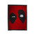 Deadpool Face Mask Velveteen Blanket