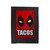 Deadpool Superhero Tacos Velveteen Blanket