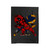 Deadpool Versus Deathstroke Funny Fusion Velveteen Blanket