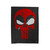 Distressed Punisher Skull Crossover Logo Velveteen Blanket