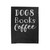 Dog Books Coffee Velveteen Blanket